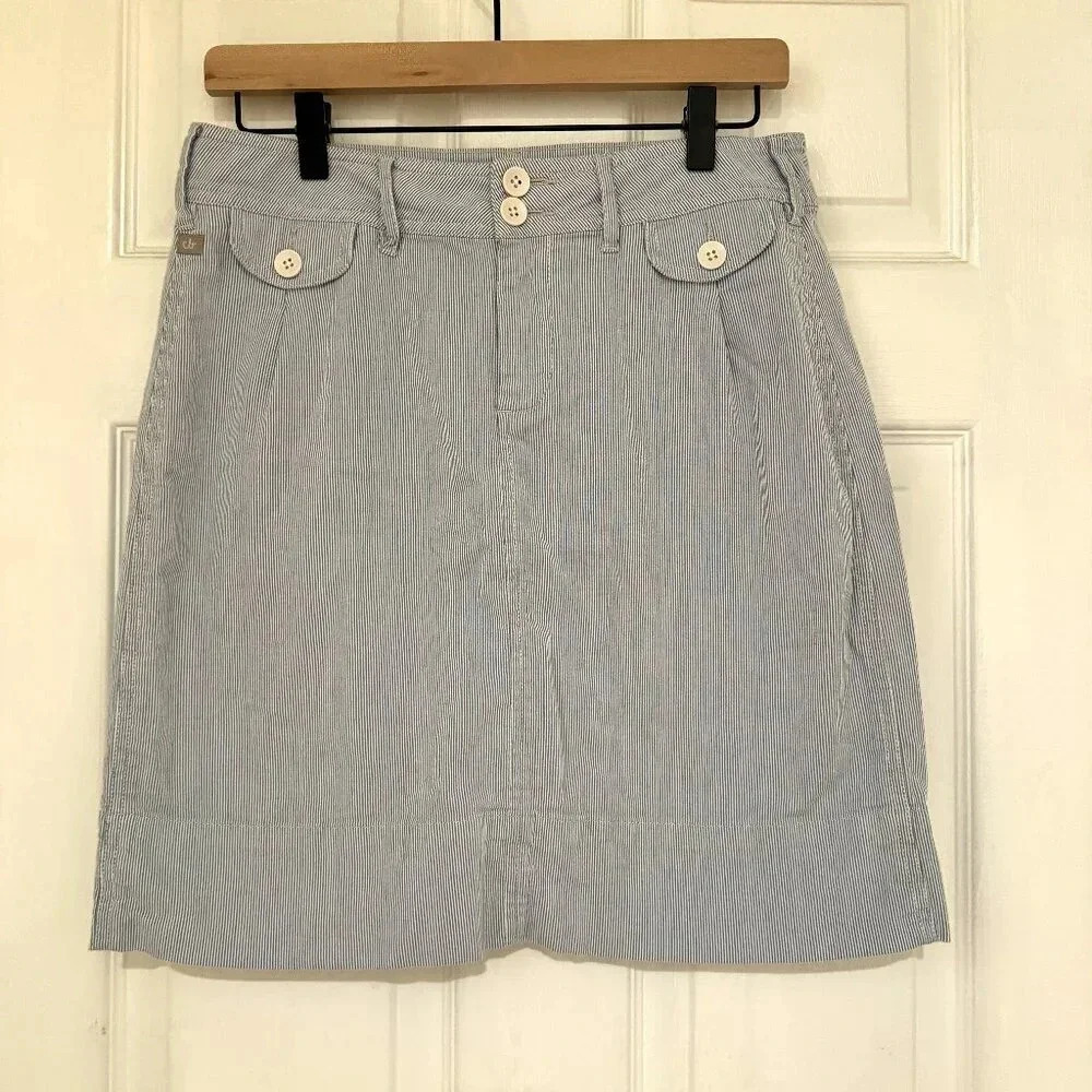 Christopher Bene for Anthropologie Striped Skirt